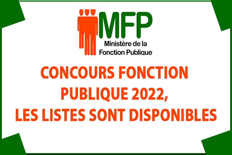 Concours Fonction Publique 2022 en Côte d'Ivoire