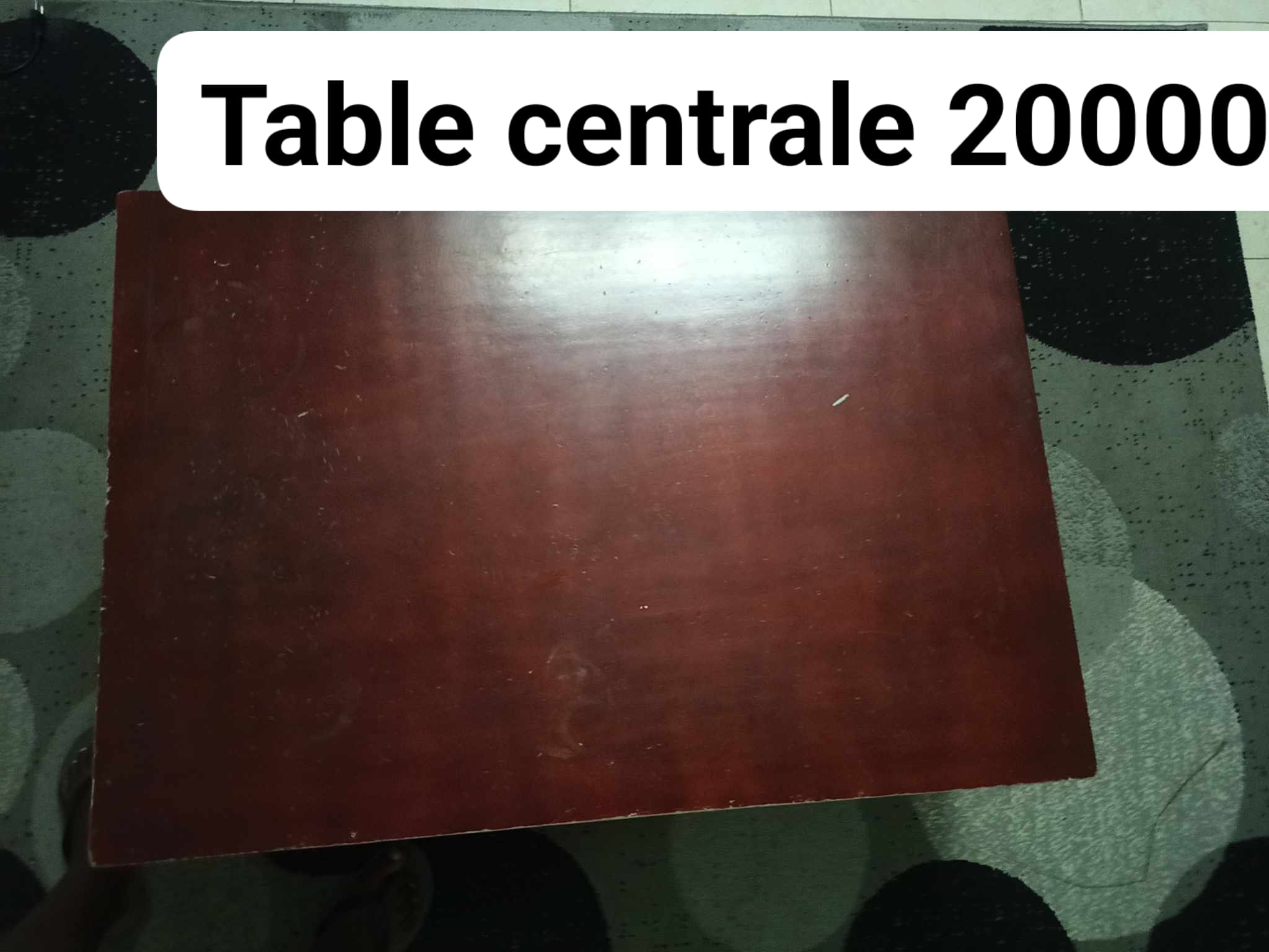 Table Centrale à brader !