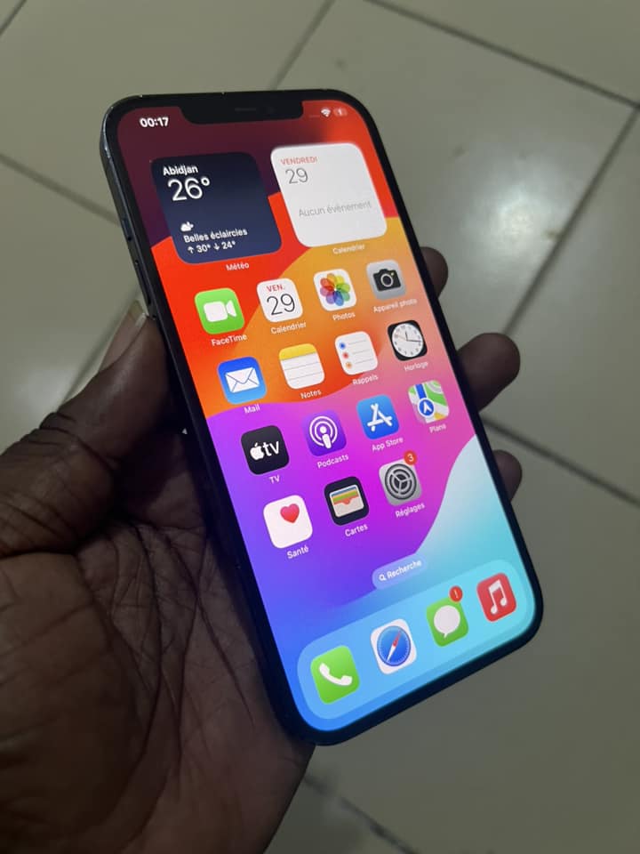 iPhone 12 Pro MAX  Couleur gris 128GB Face ID